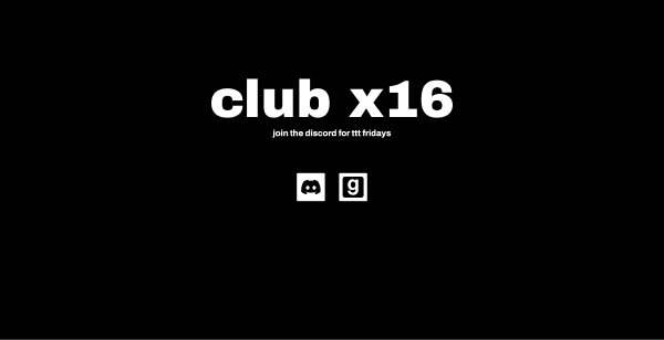 Club x16 Video Game Servers